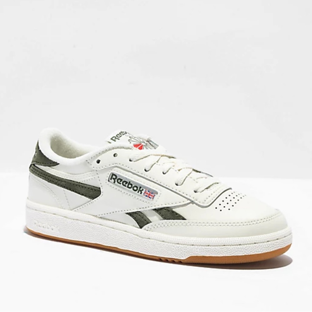 Reebok Club C Revenge White & Green Shoes